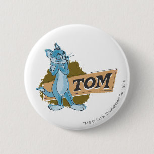 Tom Attitude Logo Ronde Button 5,7 Cm