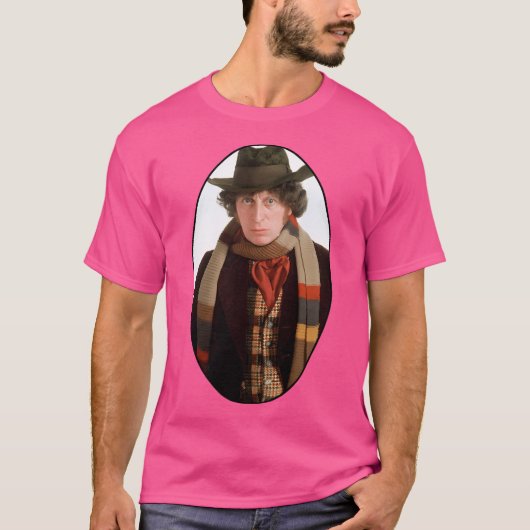 Tom Baker (4e Doctor) T-shirt (Voorkant)