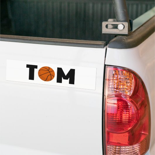 Tom Basketball Bumpersticker (Op Truck)