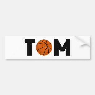 Tom Basketball Bumpersticker