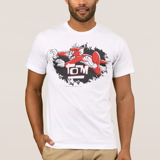 Tom Black en Red Logo T-shirt (Voorkant)