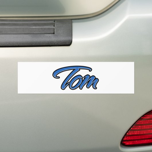Tom Blue Autocollants (En voiture)