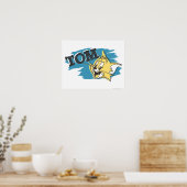 Tom Blue en Yellow Logo Poster (Keuken)