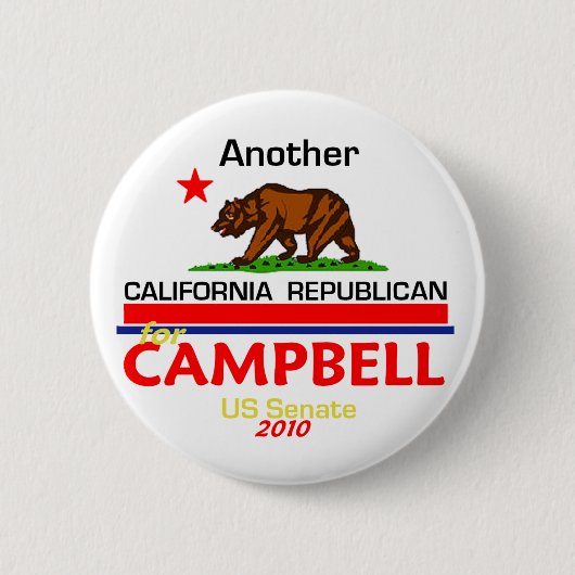 Tom CAMPBELL 2010 Button (Voorkant)