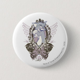 Tom Cat Outa Hell Ronde Button 5,7 Cm