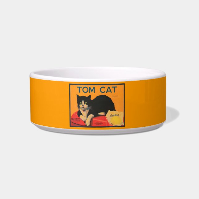 "Tom Cat" Voerbakje (Voorkant)