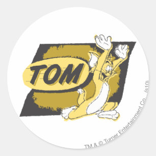 Tom Chasing Ronde Sticker