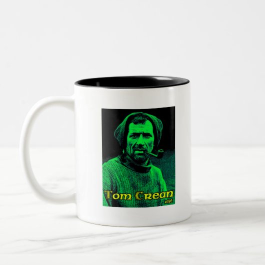 tom crean tweekleurige koffiemok (Links)