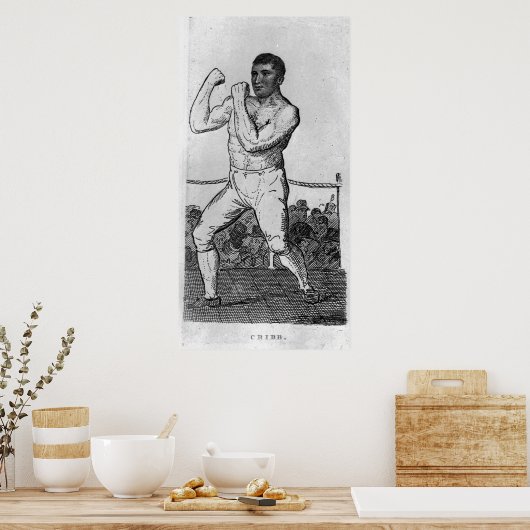 Tom Cribb Poster (Keuken)