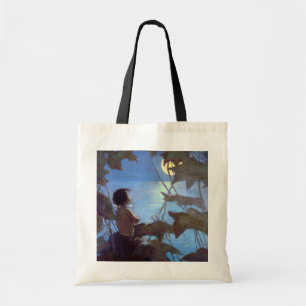 Tom die de maan bekijkt, Jessie Willcox Smith Tote Bag