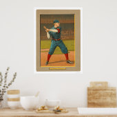Tom Downey Reds Baseball 1911 Poster (Keuken)