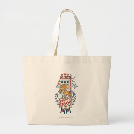 Tom en Jerry 1st Place 2 Grote Tote Bag (Voorkant)