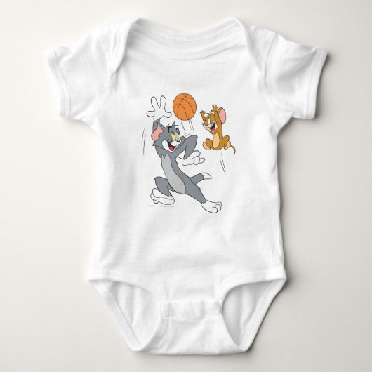 Tom en Jerry Basketball 1 Romper (Voorkant)