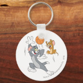 Tom en Jerry Basketball 1 Sleutelhanger (Voorkant)
