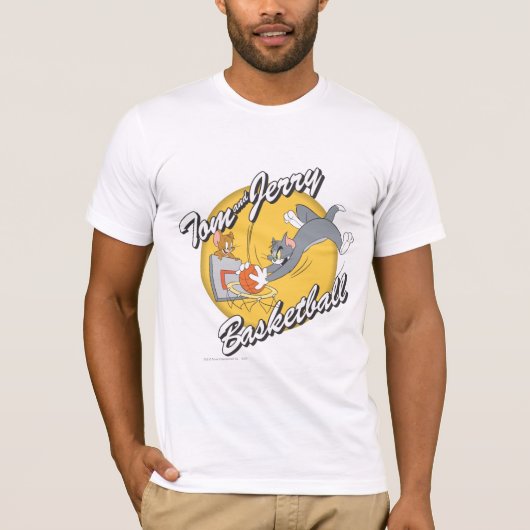 Tom en Jerry Basketball 2 T-shirt (Voorkant)