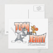 Tom en Jerry Basketball 3 Briefkaart (Voorkant / Achterkant)