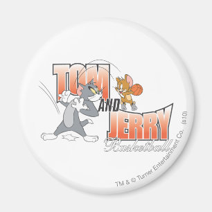 Tom en Jerry Basketball 3 Magneet
