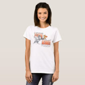 Tom en Jerry Basketball 3 T-shirt (Voorkant volledig)