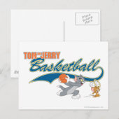 Tom en Jerry Basketball 5 Briefkaart (Voorkant / Achterkant)