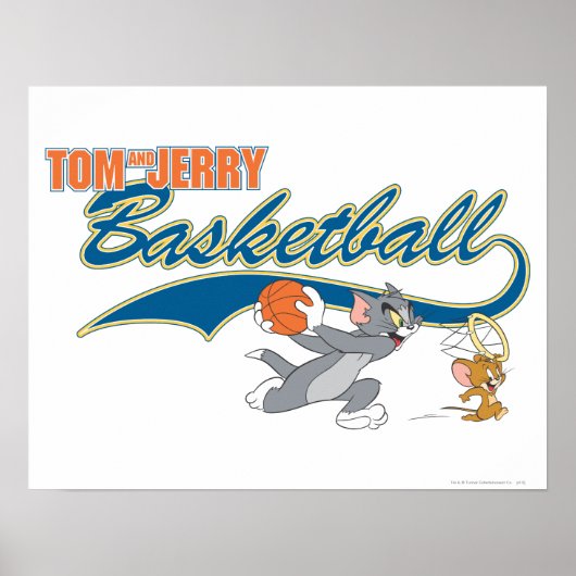 Tom en Jerry Basketball 5 Poster (Voorkant)