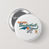 Tom en Jerry Basketball 5 Ronde Button 5,7 Cm (Voorkant /achterkant)