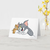 Tom en Jerry Best Buds Kaart (Gele Bloem)