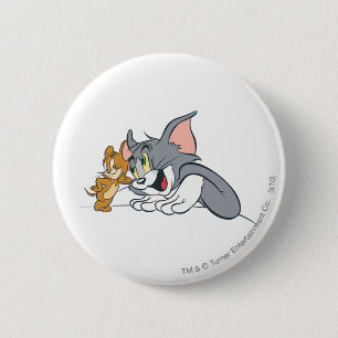 Tom en Jerry Best Buds Ronde Button 5,7 Cm