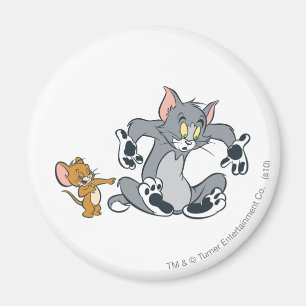 Tom en Jerry Black Paw Cat Magneet