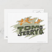 Tom en Jerry Chase Logo Briefkaart (Voorkant / Achterkant)