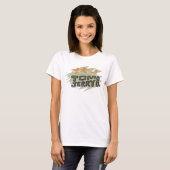 Tom en Jerry Chase Logo T-shirt (Voorkant volledig)