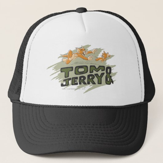 Tom en Jerry Chase Logo Trucker Pet (Voorkant)