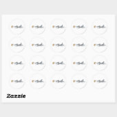 Tom en Jerry Chase Ronde Sticker (Vel)