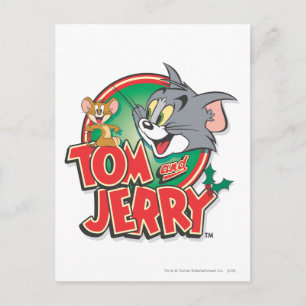 Tom en Jerry Classic Logo Briefkaart