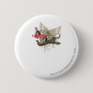 Tom en Jerry Custome Wheels Ronde Button 5,7 Cm