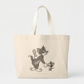 Tom en Jerry Deceitful Handshake Grote Tote Bag (Voorkant)