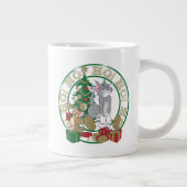 Tom en Jerry die Cadeaus openen Extra Grote Beker (Rechts)