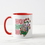Tom en Jerry die cadeautjes in een slee leveren Mok (Links)