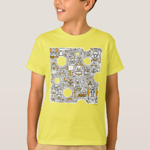 Tom en Jerry Doodle Art T-shirt