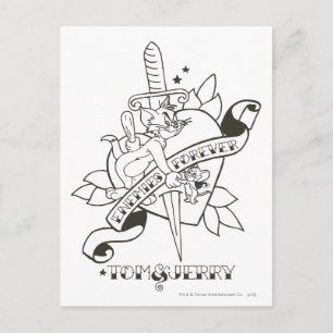 Tom en Jerry Enemies Forever 1 Briefkaart