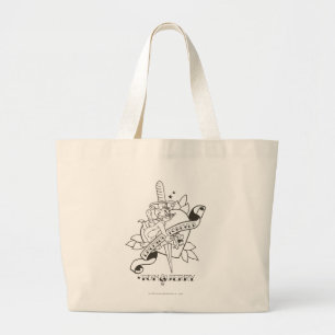 Tom en Jerry Enemies Forever 1 Grote Tote Bag