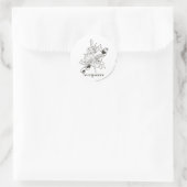 Tom en Jerry Enemies Forever 1 Ronde Sticker (Tas)