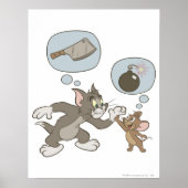 Tom en Jerry Evil Thoughts Poster (Voorkant)