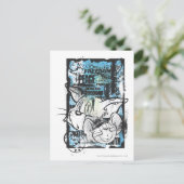 Tom en Jerry Grimey Briefkaart (Staand voorkant)
