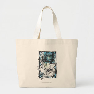 Tom en Jerry Grimey Grote Tote Bag