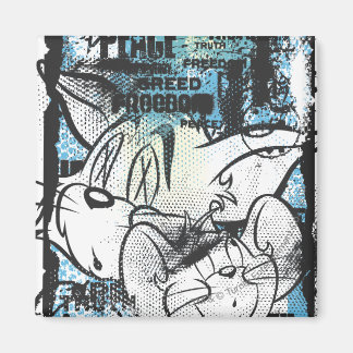 Tom en Jerry Grimey Magneet