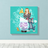 Tom en Jerry - het enige dat glitters zijn is niet Canvas Afdruk (Insitu (Houten vloer))