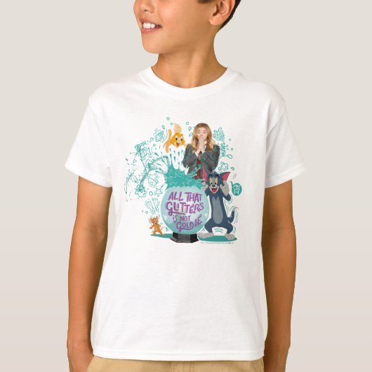 Tom en Jerry - het enige dat glitters zijn is niet T-shirt (Voorkant)