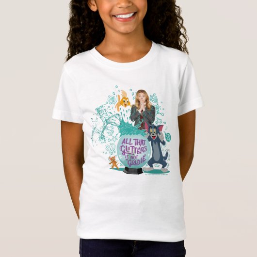 Tom en Jerry - het enige dat glitters zijn is niet T-shirt (Voorkant)
