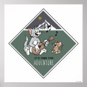 Tom en Jerry "Het is tijd voor avontuur" Poster (Voorkant)