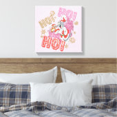 Tom en Jerry "Ho! Ho! Ho!" Santa Cft-levering Canvas Afdruk (Insitu (Slaapkamer))